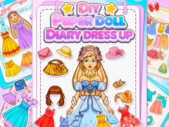 Mäng Diy Paper Doll Diary Dress Up Internetis