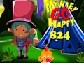 Mäng Monkey Go Happy Stage 824 Internetis