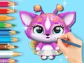 Mäng Coloring Book: Cute Fluvsies Internetis