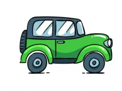 Mäng Cartoon Cars Spot The Difference Internetis