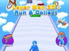 Mäng Layer Man 3d Run Collect Internetis