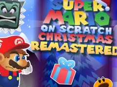 Mäng Super Mario on Scratch Christmas Remastered Internetis
