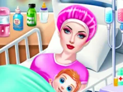 Mäng Pregnant Mom Newborn Care Internetis