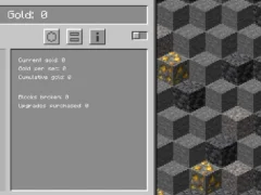 Mäng Minecraft Gold Clicker Internetis
