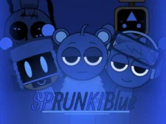 Mäng Sprunki Blue Mod Internetis