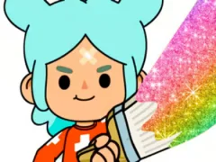 Mäng Coloring Book: Toca Boca Rita Internetis
