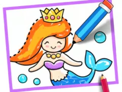 Mäng Toddler Drawing: Mermaid Internetis
