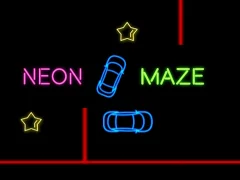 Mäng Neon Car Maze Internetis