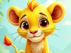 Mäng Jigsaw Puzzle: Baby Simba Internetis