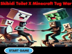 Mäng Skibidi Toilet X Minecraft Tug War Internetis