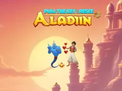 Mäng Pull The Key Rescue Aladin Internetis