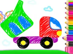 Mäng Toddler Drawing: Tanker Truck Internetis