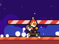 Mäng Kickflip Santa Internetis