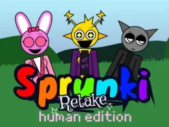 Mäng Sprunki Retake: Human Edition Internetis