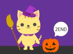 Mäng Cat and Halloween Escape Internetis