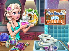 Mäng Ice Queen Dish Washing Internetis