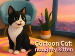 Mäng Cartoon Сat: naughty kitten Internetis