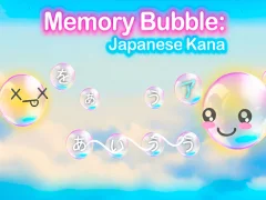 Mäng Memory Bubble: Japanese Kana Internetis