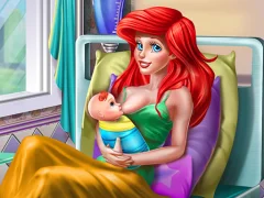Mäng Princess Mermaid Mommy Birth Internetis