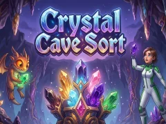 Mäng Crystal Cave Sort Internetis