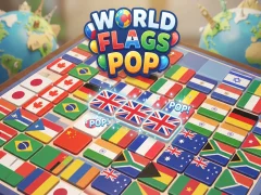 Mäng World Flags Pop Internetis