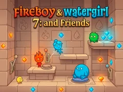 Mäng Fireboy & Watergirl 7: and Friends Internetis