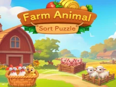 Mäng Farm Animal Sort Puzzle Internetis