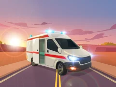 Mäng Ambulance Traffic Drive Internetis