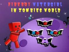 Mäng Fireboy Watergirl In Zombies World Internetis
