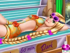 Mäng Goldie Princess Tanning Internetis