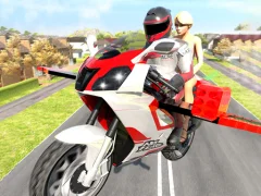 Mäng Flying Motorbike Driving Simulator Internetis