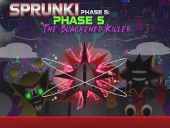 Mäng Sprunki Phase 5: The Blackened Killer Internetis