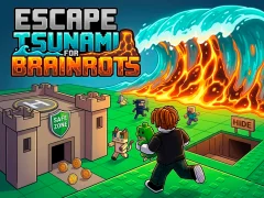 Mäng Escape Tsunami for Brainrots Internetis