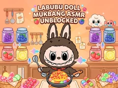 Mäng Labubu Doll Mukbang Asmr Unblocked Internetis