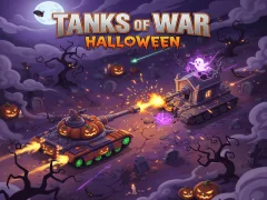 Mäng Tanks of War Halloween Internetis