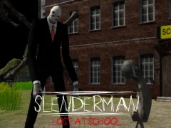 Mäng Slenderman Lost at School Internetis