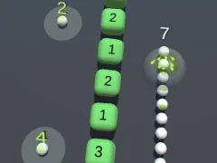 Mäng Snake 3D Block Internetis