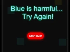Mäng Avoid the blue Internetis