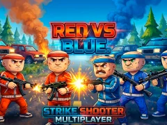 Mäng Red vs Blue. Strike Shooter Multiplayer Internetis