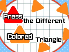 Mäng Press The Different Colored Triangle Internetis