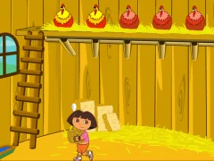 Mäng Dora The explorer Saves the Farm Internetis