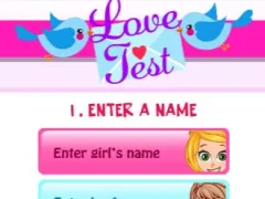 Mäng Princess Love Test Internetis