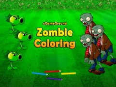 Mäng 4GameGround Zombie Coloring Internetis
