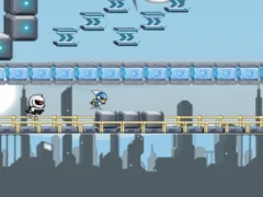 Mäng Gravity Guy HTML5 Internetis