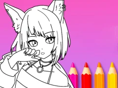 Mäng Anime Manga Coloring Book Internetis