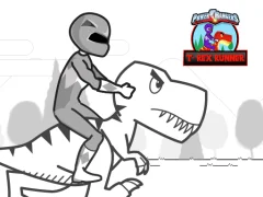 Mäng Power Rangers T-Rex Runner Internetis