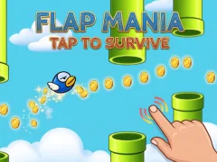 Mäng Flap Mania Tap to Survive Internetis