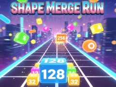 Mäng Shape Merge Run Internetis