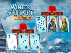 Mäng Winter Solitaire TriPeaks Internetis