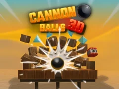 Mäng Cannon Balls 3D Internetis